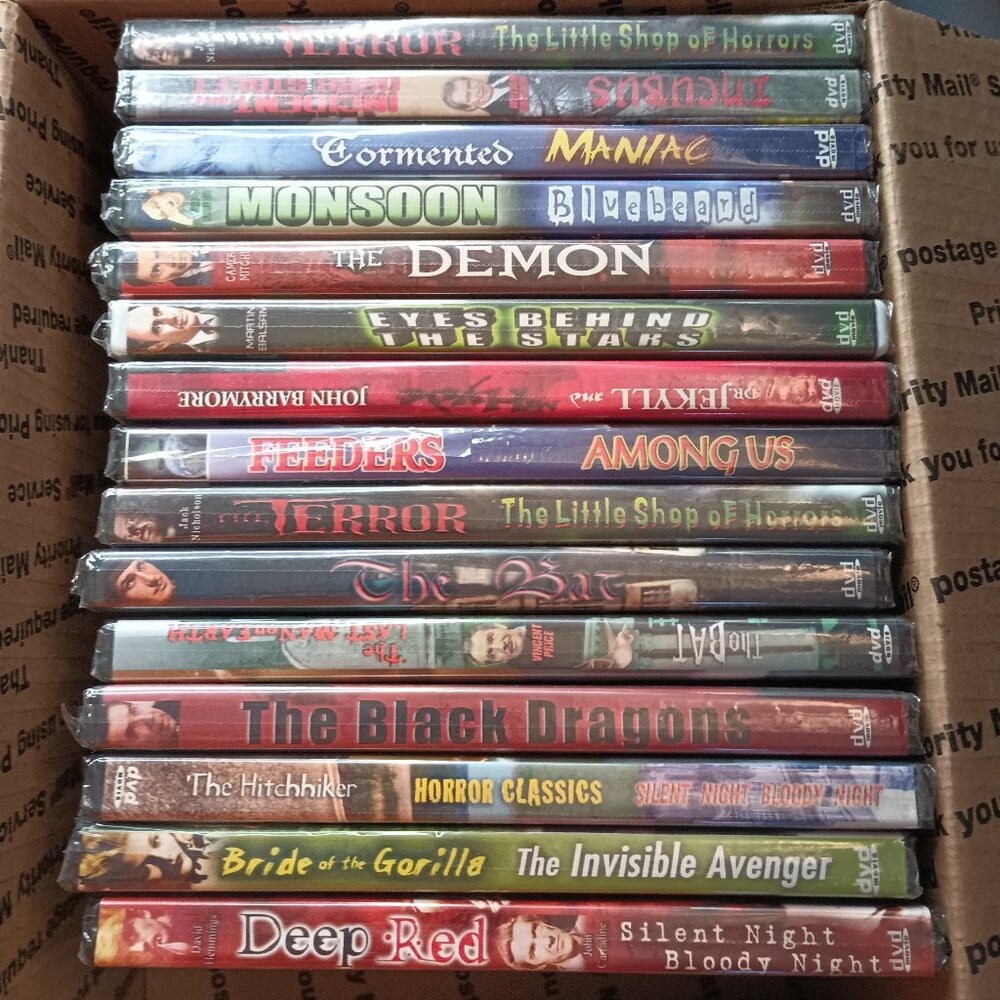 Lot of New Horror Movies DVD